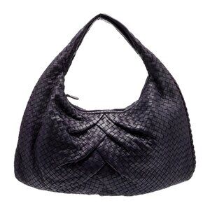 Bottega Veneta Purple Intrecciato Vintage Medium Hobo